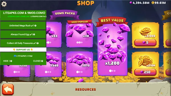 ���������ʷ�MOD���ײ˵�